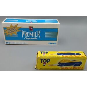 TOP‎ Cigarette Machine Injector Maker Shooter Plus 200 Premier King Filter Tubes